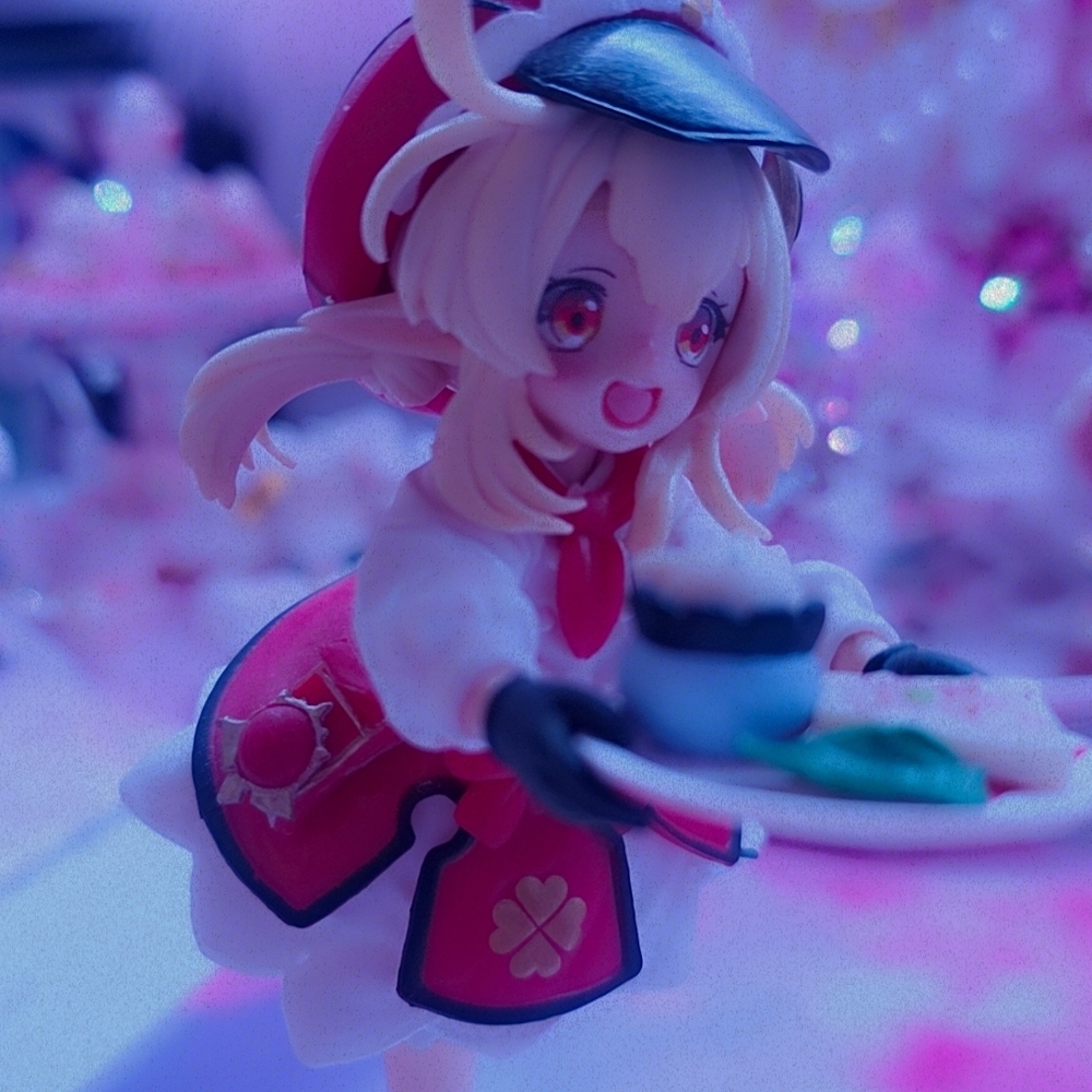 Anime Character Figure with Red Outfit